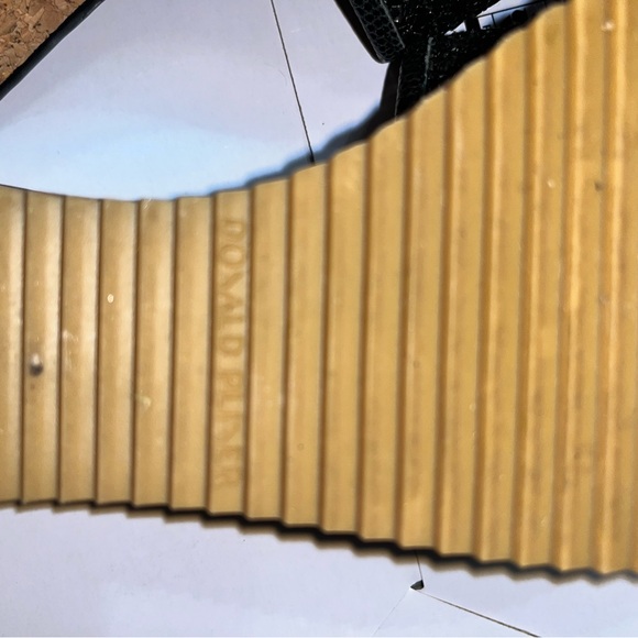 Donald J. Pliner “Sillir” Black Woven Cork Wedges - Picture 11 of 11